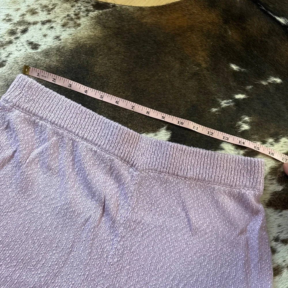 FREE PEOPLE BEACH Phia sweater set Blush Lilac Matching‎ Open Back Halter Size L